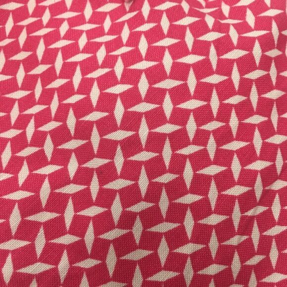 J. Crew Pink Geometric Print Linen Shorts - Picture 5 of 11